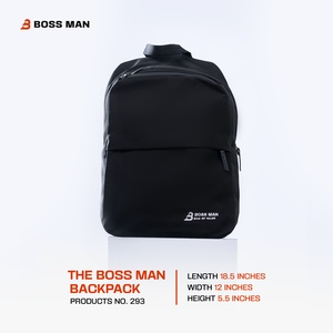 Bossman Boss Man Backpack 293 (Classic Black)